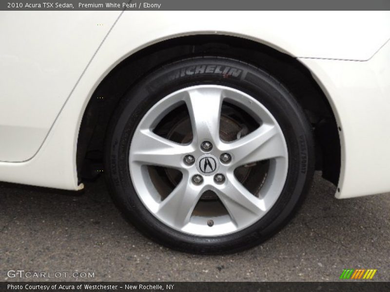 Premium White Pearl / Ebony 2010 Acura TSX Sedan