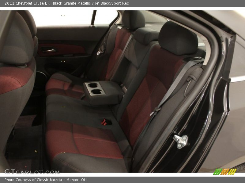 Black Granite Metallic / Jet Black/Sport Red 2011 Chevrolet Cruze LT