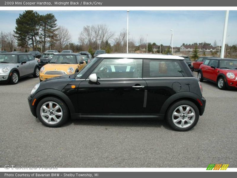 Midnight Black / Black/Grey 2009 Mini Cooper Hardtop
