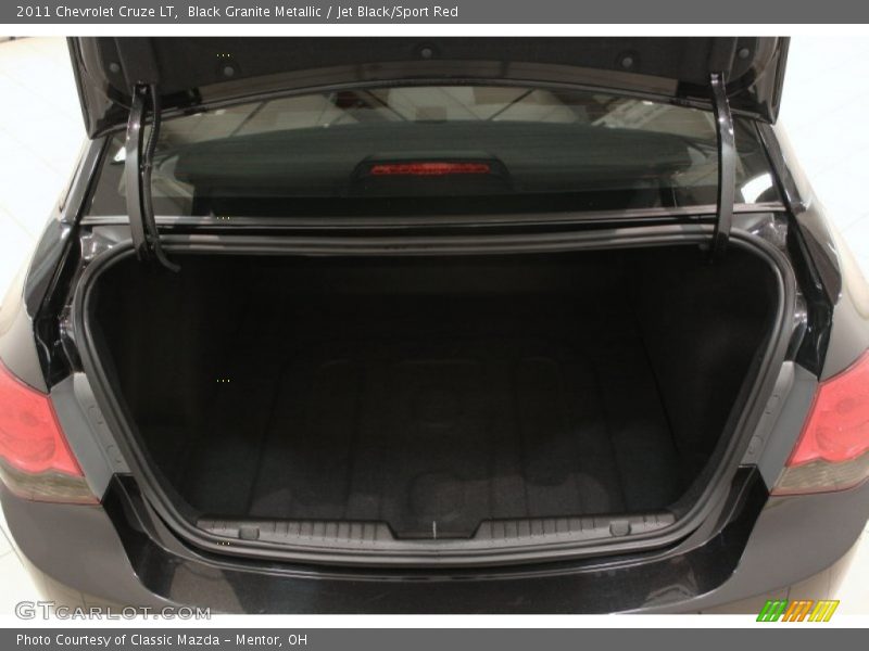 Black Granite Metallic / Jet Black/Sport Red 2011 Chevrolet Cruze LT