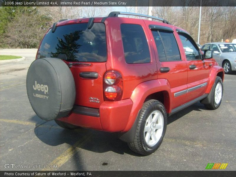 Inferno Red Pearl / Medium Slate Gray 2006 Jeep Liberty Limited 4x4