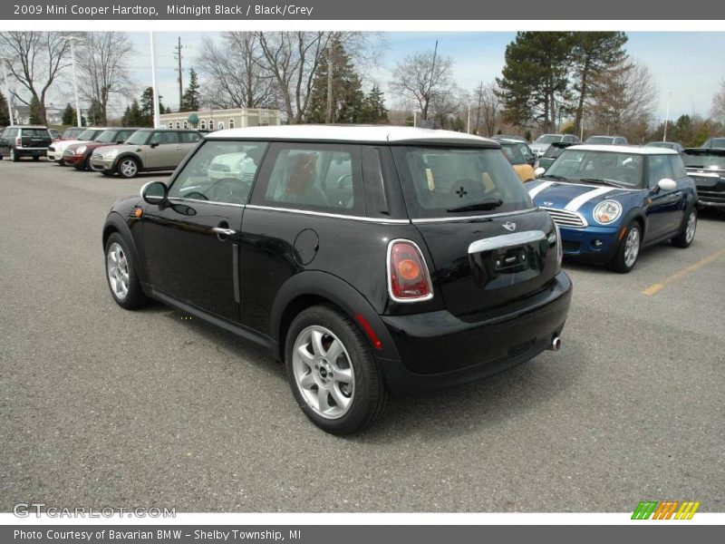 Midnight Black / Black/Grey 2009 Mini Cooper Hardtop