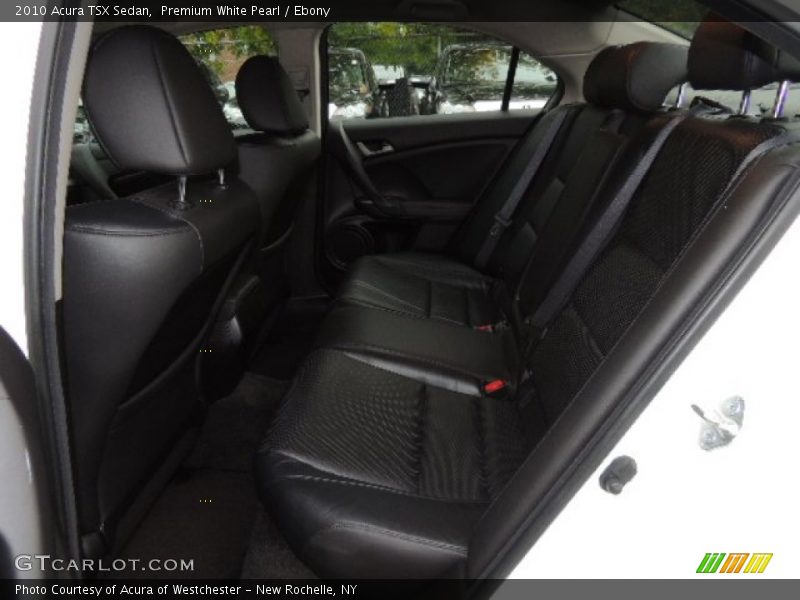 Premium White Pearl / Ebony 2010 Acura TSX Sedan