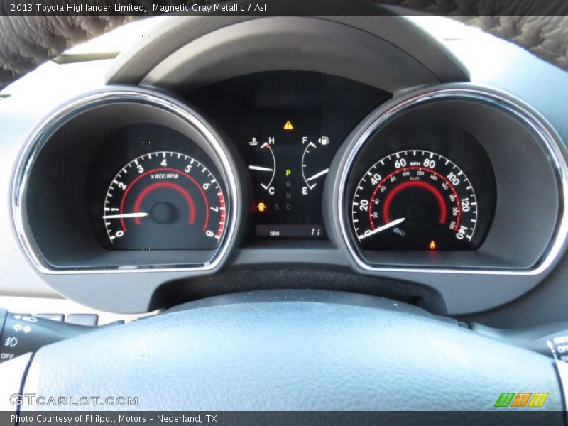 Magnetic Gray Metallic / Ash 2013 Toyota Highlander Limited