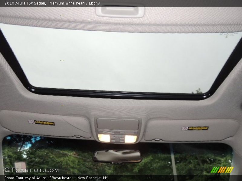 Premium White Pearl / Ebony 2010 Acura TSX Sedan