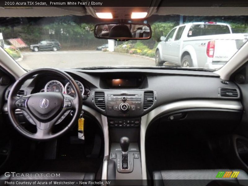 Premium White Pearl / Ebony 2010 Acura TSX Sedan