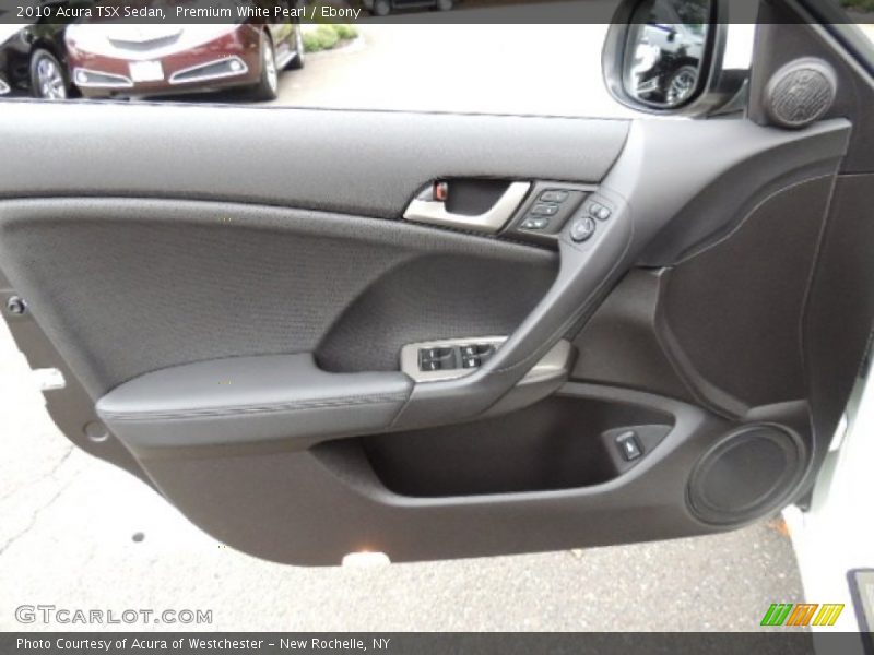 Premium White Pearl / Ebony 2010 Acura TSX Sedan