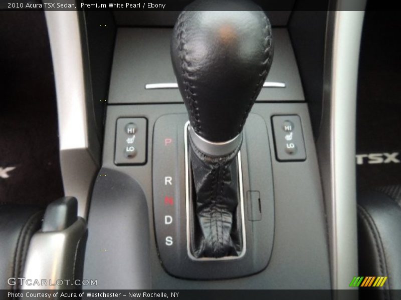 Premium White Pearl / Ebony 2010 Acura TSX Sedan