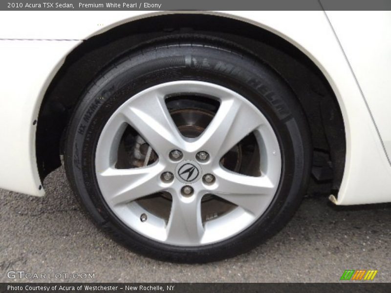 Premium White Pearl / Ebony 2010 Acura TSX Sedan