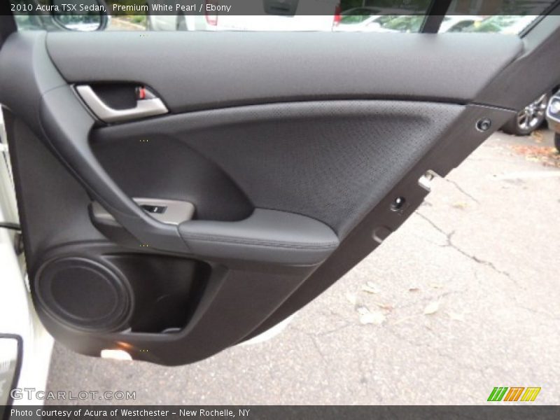 Premium White Pearl / Ebony 2010 Acura TSX Sedan