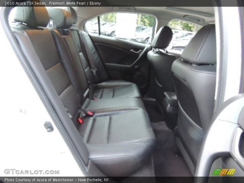 Premium White Pearl / Ebony 2010 Acura TSX Sedan