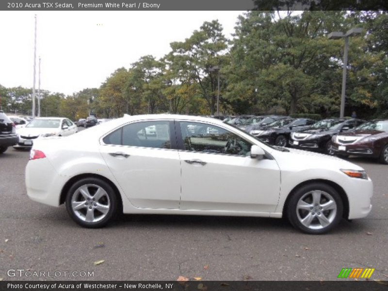 Premium White Pearl / Ebony 2010 Acura TSX Sedan