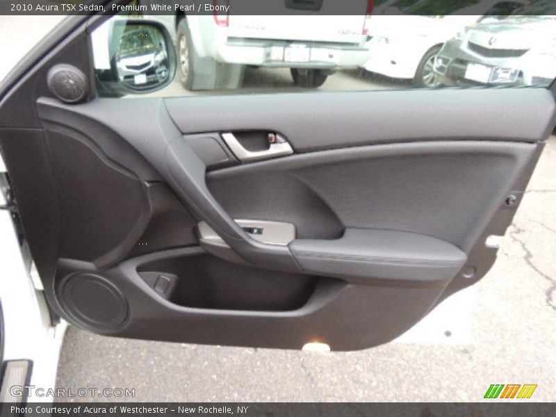 Premium White Pearl / Ebony 2010 Acura TSX Sedan