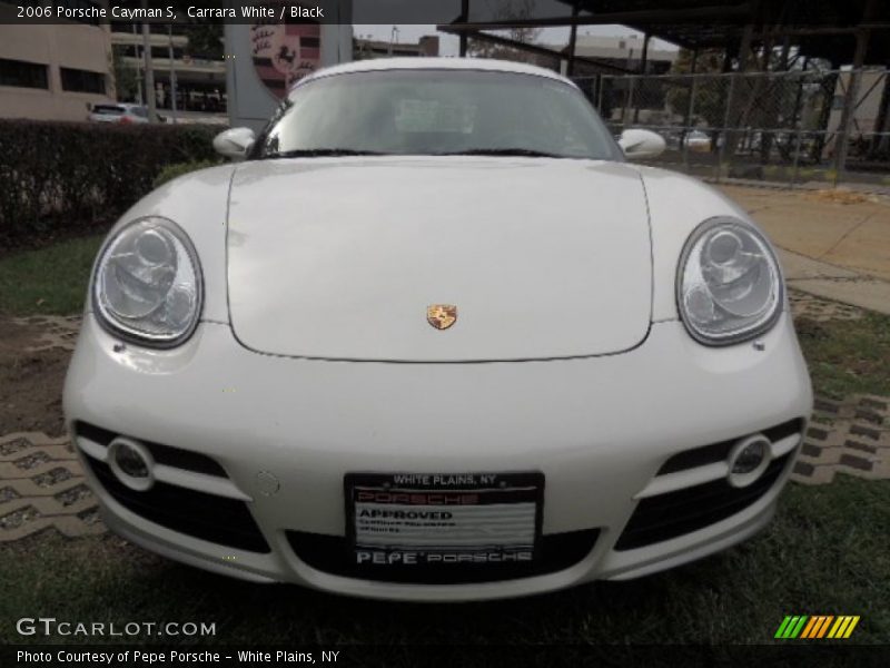 Carrara White / Black 2006 Porsche Cayman S