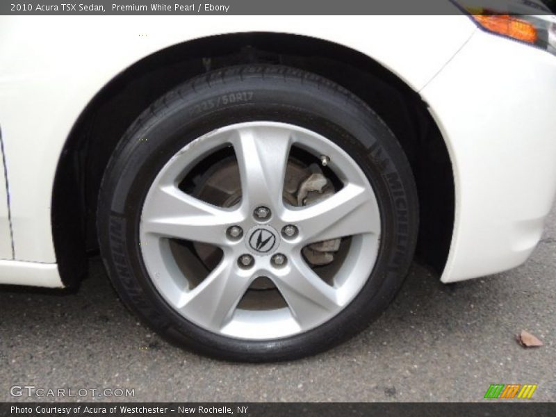Premium White Pearl / Ebony 2010 Acura TSX Sedan