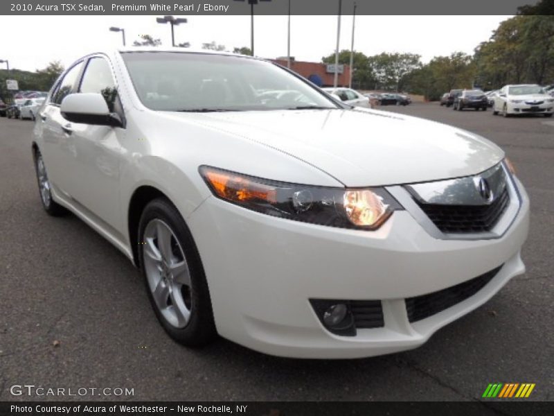 Premium White Pearl / Ebony 2010 Acura TSX Sedan