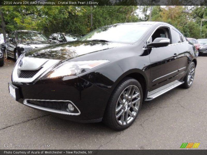 Crystal Black Pearl / Ebony 2010 Acura ZDX AWD Technology