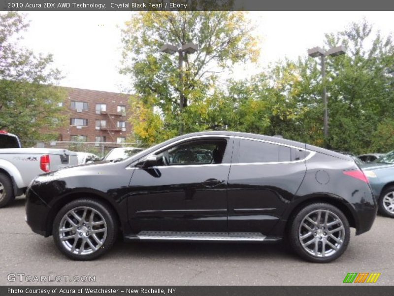 Crystal Black Pearl / Ebony 2010 Acura ZDX AWD Technology