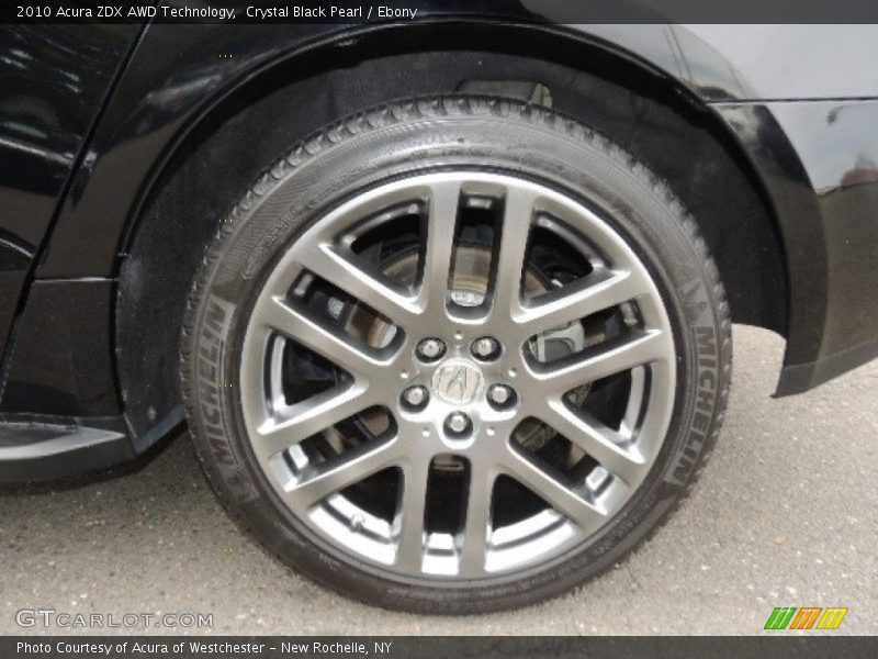 Crystal Black Pearl / Ebony 2010 Acura ZDX AWD Technology
