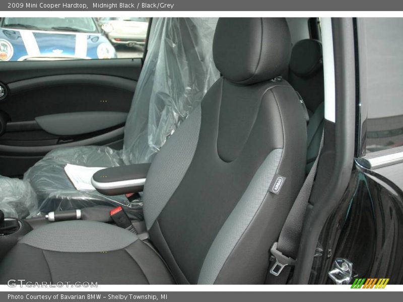 Midnight Black / Black/Grey 2009 Mini Cooper Hardtop
