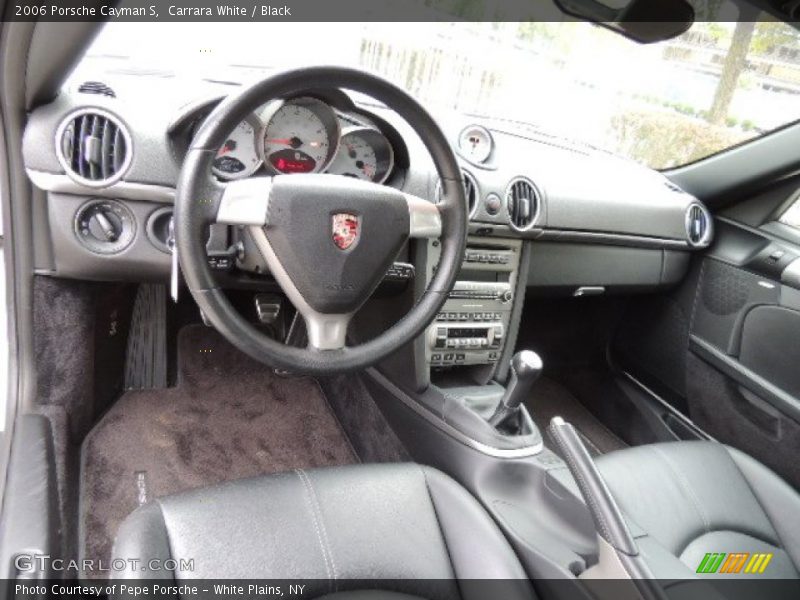Carrara White / Black 2006 Porsche Cayman S