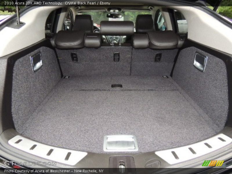 Crystal Black Pearl / Ebony 2010 Acura ZDX AWD Technology