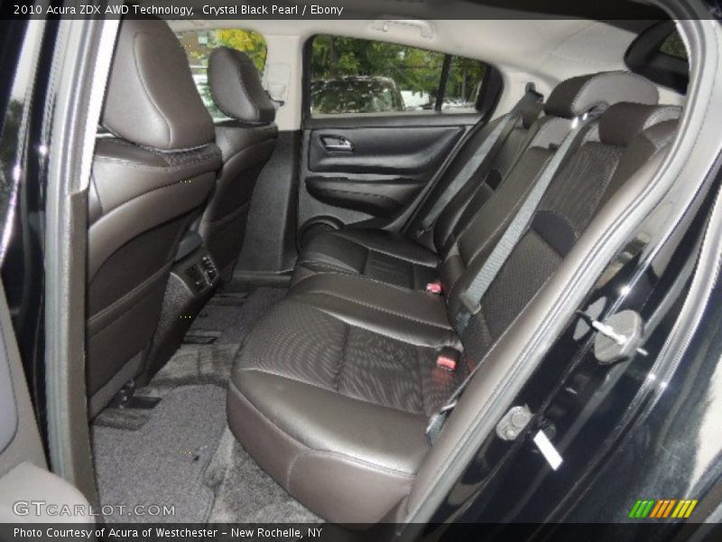 Crystal Black Pearl / Ebony 2010 Acura ZDX AWD Technology