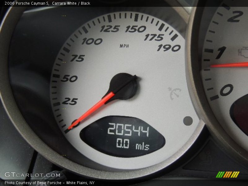 Carrara White / Black 2006 Porsche Cayman S
