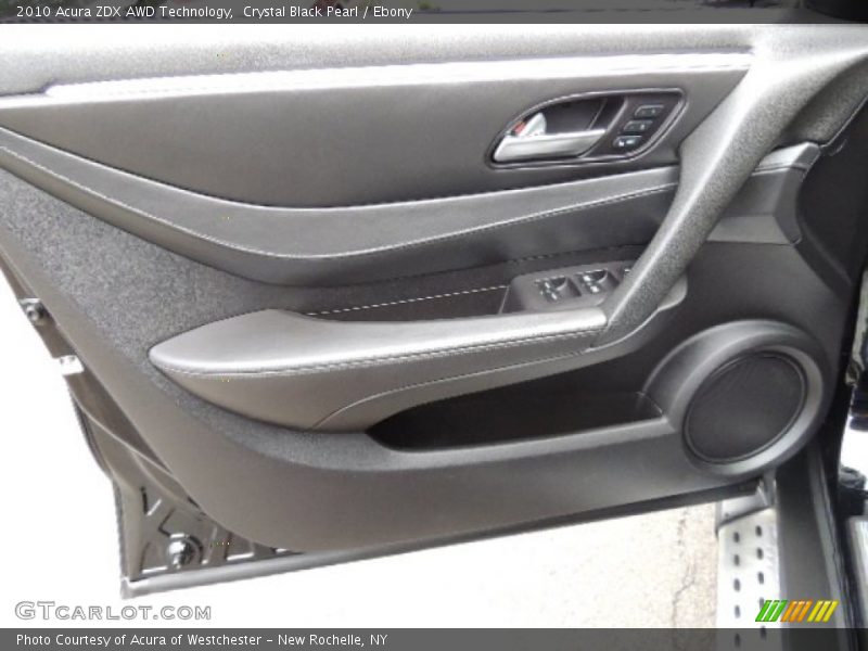 Crystal Black Pearl / Ebony 2010 Acura ZDX AWD Technology