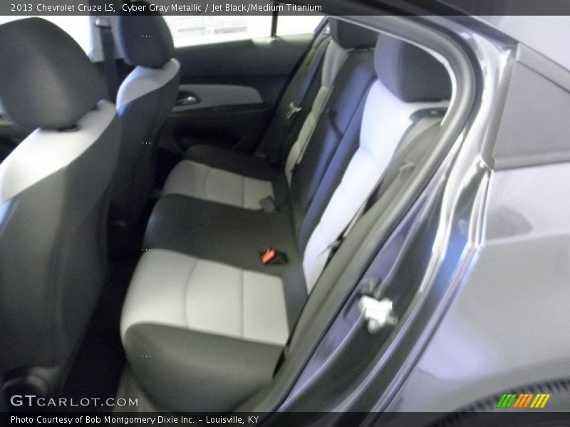 Cyber Gray Metallic / Jet Black/Medium Titanium 2013 Chevrolet Cruze LS