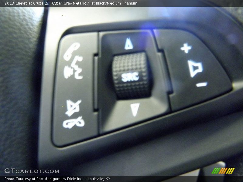 Cyber Gray Metallic / Jet Black/Medium Titanium 2013 Chevrolet Cruze LS