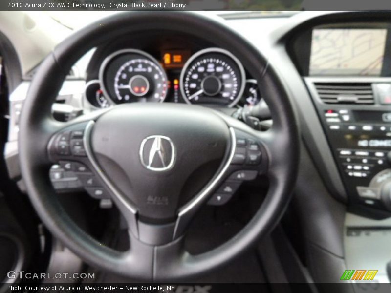 Crystal Black Pearl / Ebony 2010 Acura ZDX AWD Technology