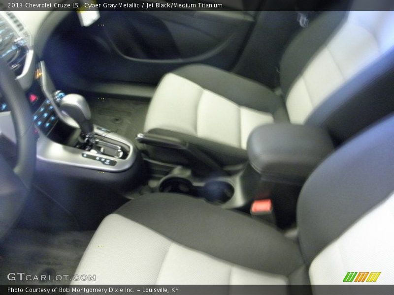 Cyber Gray Metallic / Jet Black/Medium Titanium 2013 Chevrolet Cruze LS