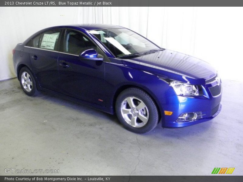 Blue Topaz Metallic / Jet Black 2013 Chevrolet Cruze LT/RS
