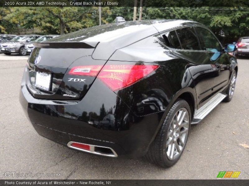 Crystal Black Pearl / Ebony 2010 Acura ZDX AWD Technology