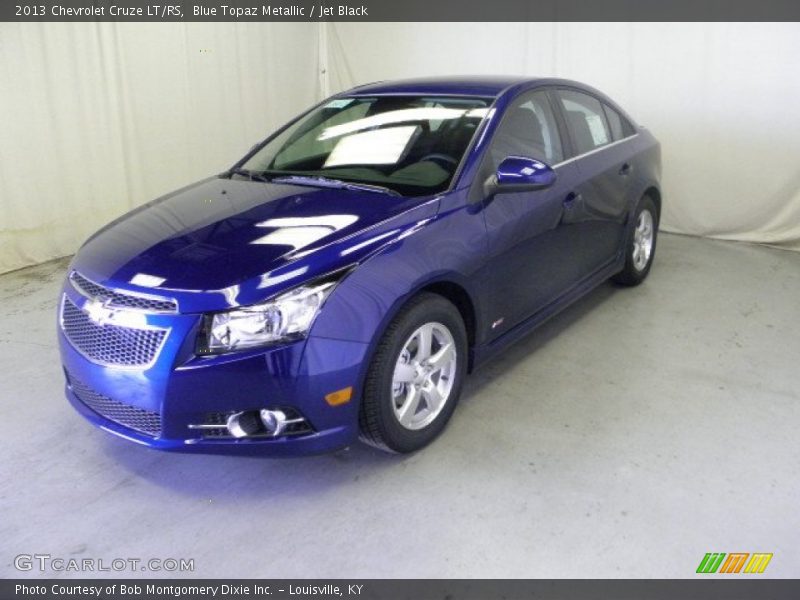 Blue Topaz Metallic / Jet Black 2013 Chevrolet Cruze LT/RS