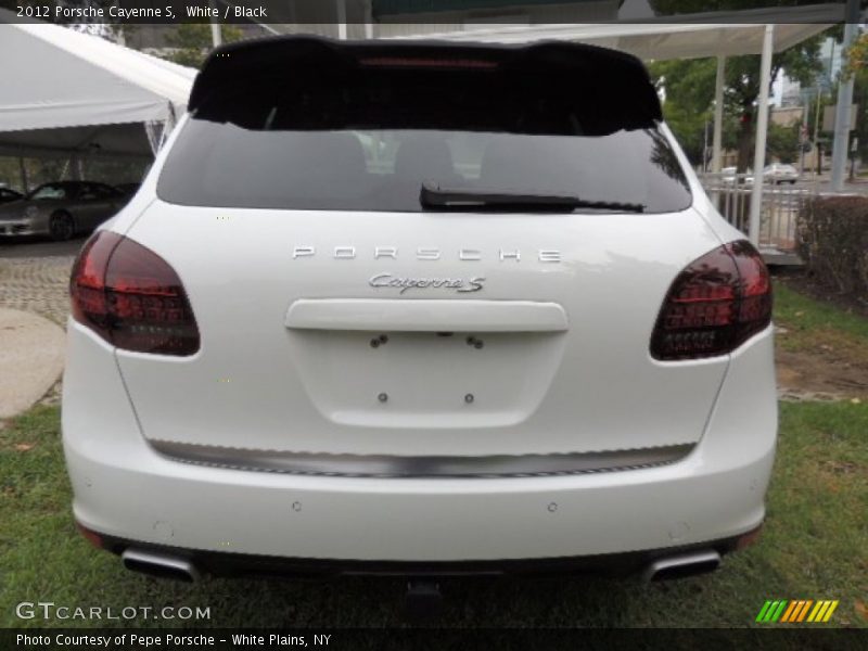 White / Black 2012 Porsche Cayenne S