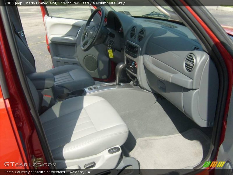 Inferno Red Pearl / Medium Slate Gray 2006 Jeep Liberty Limited 4x4