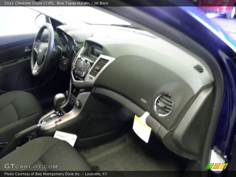 Blue Topaz Metallic / Jet Black 2013 Chevrolet Cruze LT/RS