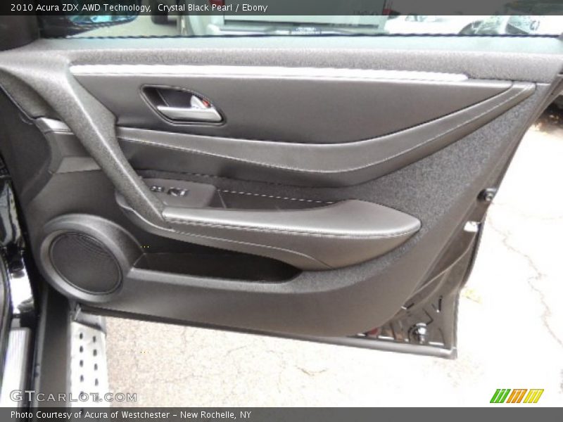 Crystal Black Pearl / Ebony 2010 Acura ZDX AWD Technology