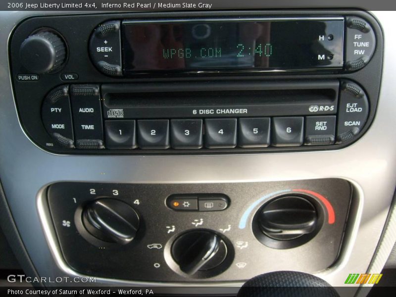 Inferno Red Pearl / Medium Slate Gray 2006 Jeep Liberty Limited 4x4