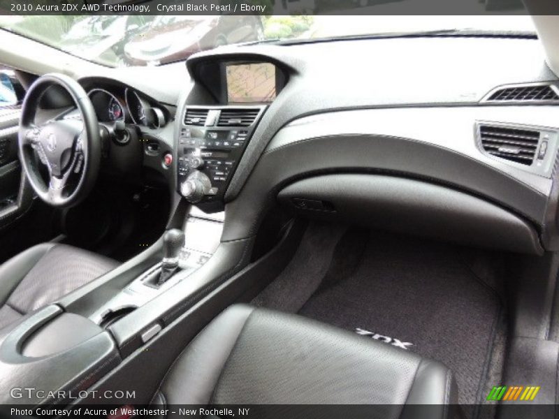 Crystal Black Pearl / Ebony 2010 Acura ZDX AWD Technology