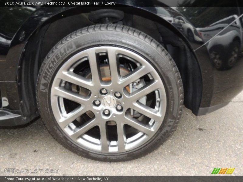 Crystal Black Pearl / Ebony 2010 Acura ZDX AWD Technology