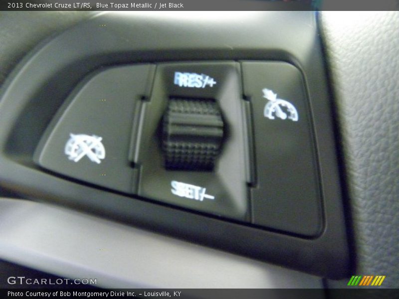 Blue Topaz Metallic / Jet Black 2013 Chevrolet Cruze LT/RS