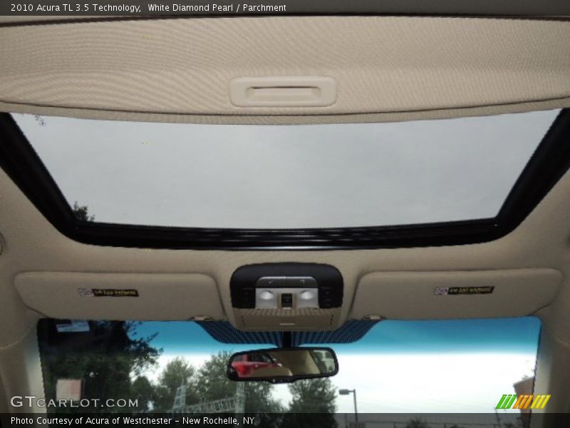 White Diamond Pearl / Parchment 2010 Acura TL 3.5 Technology
