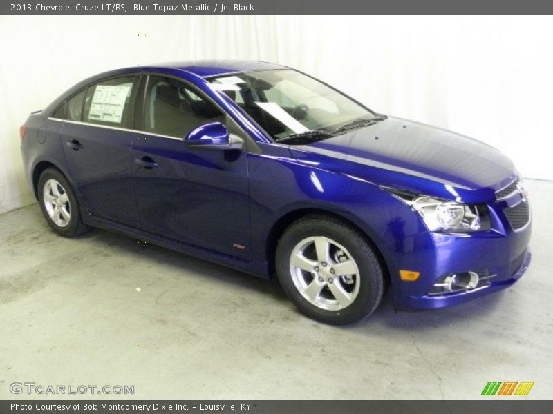 Blue Topaz Metallic / Jet Black 2013 Chevrolet Cruze LT/RS