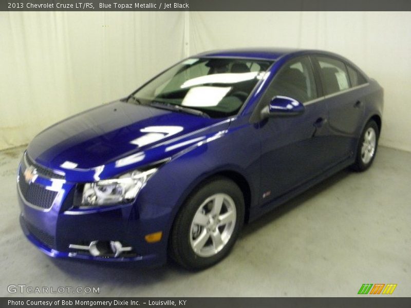 Blue Topaz Metallic / Jet Black 2013 Chevrolet Cruze LT/RS