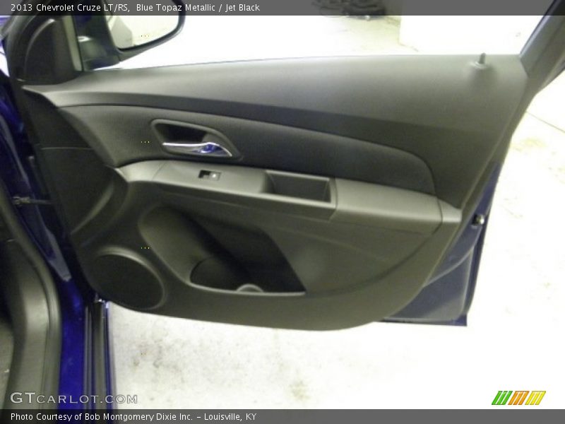 Blue Topaz Metallic / Jet Black 2013 Chevrolet Cruze LT/RS