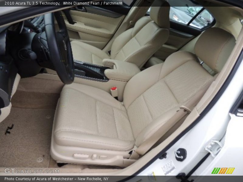 White Diamond Pearl / Parchment 2010 Acura TL 3.5 Technology