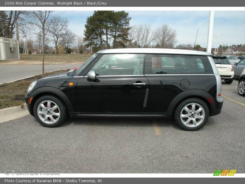 Midnight Black / Black/Grey 2009 Mini Cooper Clubman